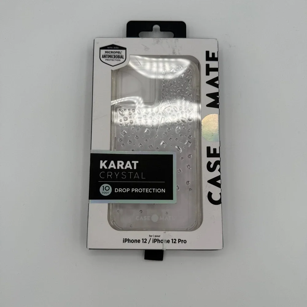 Case-Mate Karat Crystal iPhone 12‎ / iPhone 12 Pro Antimicrobial Case